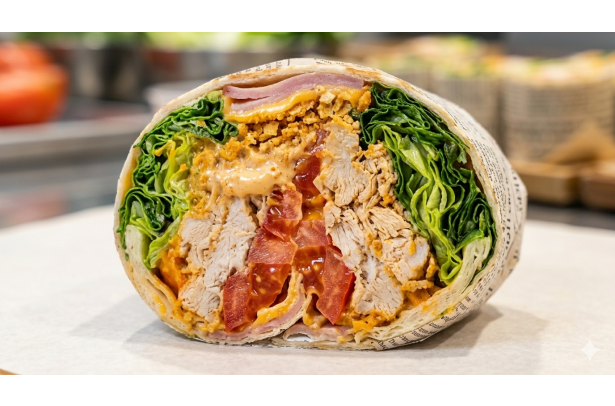 또띠아 샌드위치(치폴레 치킨랩)